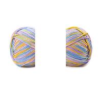 Fil de laine acrylique en coton, 100g, 200M, for tricoter, doux et Durable, tricoté à la main, couverture tricotée, fils au Crochet(21 menshuilian)