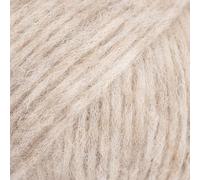 Fil de laine d'alpaga bébé et mérinos, 4 Medium, peigné, Aran, Drops Air, 51g (1,8 once) 150m (164 yards) (55 beige clair)