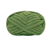Fil de laine épais 226g/Ball DIY Hand Knitting Novel Functional Sewing for Bag Blanket Yarn Ball Woven Thread Crochet(Green)