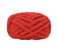 Fil de laine épais 226g/Ball DIY Hand Knitting Novel Functional Sewing for Bag Blanket Yarn Ball Woven Thread Crochet(Red)