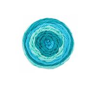 Gründl Fil de laine Lolly Pop pour écharpes - 150 g - certifié Oeko-Tex - 10 Bleu