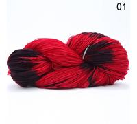 Fil De Laine Teint En Segment Arc-En-Ciel, Bricolage, Tricot À La Main Pour Bébé, Fil Doux Pour Pull, Chapeau, Écharpe, Coussin De Canapé