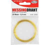 Fil de laiton 0,4 mm x 20 m.