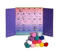 Fil de l'Avent 2025, fournitures de tricot de 25 jours - Calendrier de l'Avent au crochet, pour femmes, mères, passionnées, projets d'hiver, travaux manuels, décoration saisonnière d'activités de