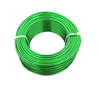 Fil de liaison en aluminium, Aluminium Craft Wire Gold Plating Multicolor 1-2mm(Dark Green,2MM)