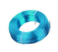 Fil de liaison en aluminium, Aluminium Soft Metal Craft Beading Wire Multicolor Multiple Sizes For Jewelry Making(Lake Blue,2.5mm (38 meters))