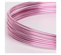 Fil de liaison en aluminium, Aluminum Craft Wire Soft Pink 1-5mm Multiple Sizes for Jewelry Making(1.5mm 5meter)