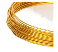 Fil de liaison en aluminium, Aluminum Wire 10M Multicolor for Jewelry Craft and DIY(Gold)