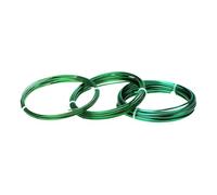 Fil de liaison en aluminium, Aluminum Wire 5M/Roll 1-300cmm Multicolor Painted Craft DIY Earrings Choker Necklace(Dark Green,1.5mm)