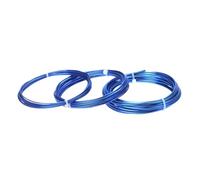 Fil de liaison en aluminium, Aluminum Wire 5M/Roll 1-300cmm Multicolor Painted Craft DIY Earrings Choker Necklace(Dark Blue,2.00mm)