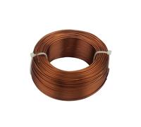 Fil de liaison en aluminium, Multicolor Plated Aluminum Wire 1-300cmm for DIY Jewelry Findings(Dark Brown,1mm 10meter)