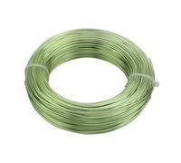 Fil de liaison en aluminium, Multicolor Plated Aluminum Wire 1-300cmm for DIY Jewelry Findings(Light Green,300cmm 300cmeter)