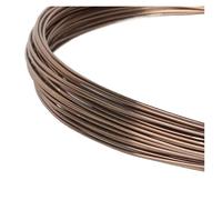 Fil de liaison en aluminium, Painted Multicolor Round Aluminium Wire 1-2.5mm 3-10m Lengths for DIY Jewelry(Brown,2.5mm 300cmeters)