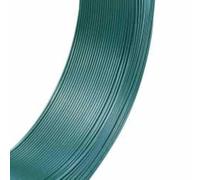 Fil de liaison pour clôture 250 m 2,3/3,8 mm en acier vert - Fil très résistant pour clôtures, barrières et jardin - Résistant aux intempéries et durable