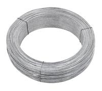 Fil de liaison pour clôture 250 m 3,8 mm en acier - Fil haute résistance pour clôtures de jardin, barrières et barrières de sécurité, protection contre la rouille, durable et facile à travailler