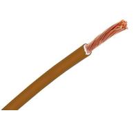 Fil de ligne flexible marron 4 mm² 100 m