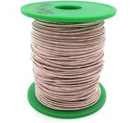 Fil de Litz for antenne de mine, 0,07 mm, 4 à 300 brins - Fil multibrins tressé en soie polyester for applications(0.07x36x15m)