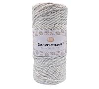 Fil de macramé 3 mm, 100 m, plusieurs couleurs, fil en coton 3 mm, cordon à paillettes, cordon en coton pour macramé, crochet