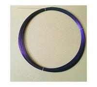 Fil de mémoire en alliage de Nickel titane Nitinol Super élastique 0.6mm violet bleu jaune mémoire pêche aux crevettes équilibre couleur fil magique(Purple D0.6mm,1m)