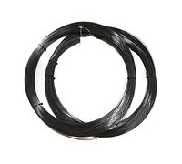 Fil de mémoire en alliage de Nickel titane Nitinol Super élastique 0.6mm violet bleu jaune mémoire pêche aux crevettes équilibre couleur fil magique(Black D0.6mm,1m)