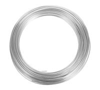 Fil de Modelage Flexible en Aluminium Argenté pour Sculpture et Poupées | Bobine Unique, Surface Lisse à Éclat Métallique, pour art Scolaire et Décoration de Couronne