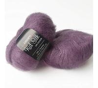 Fil de mohair et de soie pour enfants, 0 ou dentelle, 2 plis, 25,5 g, 220 m par pelote (05 chiné)
