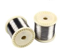 Fil de nickel - Fil de nickel pur à 99,99% for la recherche et les applications industrielles, options de diamètre 0,05 mm-4,0 mm 1 pièce(D0.08mmx1M)