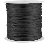 Fil De Nylon 100 Mètres 0.8mm Cordon En Nylon Corde En Nylon Perles Fil Nylon Tresse Fil Rattail Cordon Ficelle Corde Noire Cordon Pour Bracelet Perles Fil Corde Avec Bobine