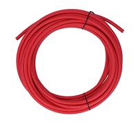 Fil de panneau solaire 6 mm² |Cuivre étamé XLPE double couche pour une sortie sécurisée |Câble d'extension PV pour panneaux solaires/onduleurs/batteries |1 500 V, faible impédance (Rouge 20 m/65,6