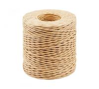 Fil de Papier, 150M Ficelle de Papier 2mm, Fil D'emballage en Papier, Fil de Fer Rotin de Papier Tissé pour Bouquets, Mariages, Noël, Décoration de Cadeaux