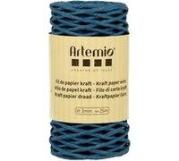 Fil de papier kraft bleu azur 2mm x 25 m - Artemio Bleu G