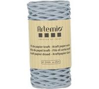 Fil de papier kraft bleu tendre 2mm x 25 m Bleu G