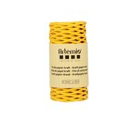 Fil de papier kraft jaune 2mm x 25 m