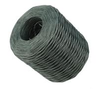 Fil de papier naturel de 200 m de long, 2 mm de diamètre, pour emballage floral, couronnes de fleurs, couronnes et support de plantes (vert)