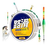 Fil De Pêche Au Poisson-Chat - Kit Ligne De Pêche avec Flotteur À Changement De Couleur - Kit Ligne en Extérieur,pour Camping, Voyages, Plein Air, Randonnées, Bar, Poisson-Chat, Truite, et Crapp