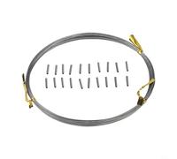 Fil de pêche en acier inoxydable 7x7 pour la pêche en eau salée fabriqué à partir de matériau de qualité 304 qui soutient l'action réaliste des appâts et la fiabilité à long terme (9,1 kg)