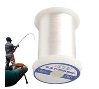 Fil De Pêche En Eau Salée - Ligne De Pêche En Polyester Haute Résistance 100 M 75d | Ligne À Nœud De Mouche Solide Pour La Pêchee En Mer Et En Eau Douce Lignes D'attache Robuste Et Durable Pour Les Pê