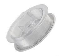 Fil de pêche en fluorocarbone transparent 100 m - Bobine invisible à faible mémoire de forme - Résistant à l'abrasion - Pour eau salée et eau douce - Longueurs d'hameçons très résistants - Sensibles