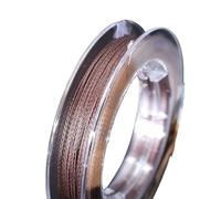 Fil De Peche Fil fourré en Acier tressé à 4 brins à l'intérieur du Multifilament PE, Ligne de pêche Super Solide, matériel de pêche en Bateau(6.0-0.40mm-55lb)