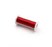 Fil De Pêche Ligne de Filetage de Construction de Canne à pêche de 50 mètres, Guide d'enroulement, Fil d'emballage, Fil tressé, Ligne en Polyester(Red)
