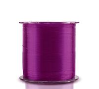Fil de Peche Ligne de pêche en Nylon 500M, diamètre 0.10mm à .47mm, Monofilament Sturdy, matériel mer/Eau Douce pour Suspendre(Purple 500M,0.6)