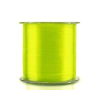 Fil de Peche Ligne de pêche en Nylon 500M, diamètre 0.10mm à .47mm, Monofilament Sturdy, matériel mer/Eau Douce pour Suspendre(Yellow 500M,5.0)