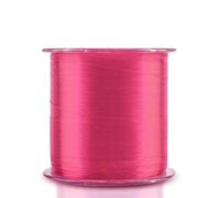 Fil de Peche Ligne de pêche en Nylon 500M, diamètre 0.10mm à .47mm, Monofilament Sturdy, matériel mer/Eau Douce pour Suspendre(Pink 500M,6.0)