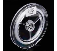 Fil de pêche monofilament transparent 50 m 0,28 mm 8,2 kg Fil de plomb longue durée à faible mémoire pour coulée d'eau salée (A-1 pièce)