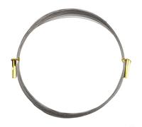 Fil de pêche pour eau salée avec construction en acier inoxydable de 17,8 x 17,8 cm offrant une résistance aux morsures et plusieurs options de résistance de 4,5 kg à 4,5 kg