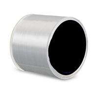 Fil De PêChe TachetéE Ligne de pêche Invisible 120 m, revêtement en fluorocarbone moucheté, Ligne à Pois Ultra résistante 0,20 mm,50, 4,13 LB 34,32 pour l'eau Douce(White,3.0)