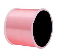 Fil De PêChe TachetéE Ligne de pêche Invisible 120 m, revêtement en fluorocarbone moucheté, Ligne à Pois Ultra résistante 0,20 mm,50, 4,13 LB 34,32 pour l'eau Douce(Pink,6.0)