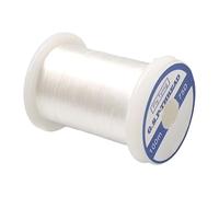 Fil de Pêche Tressé - 100 m Fil Polyester Résistant 75D | FilTransparent pour Nœuds de Mouche, Montage & Pêche Extérieure | Lisse, Durable et Facile à Lancer