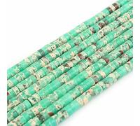 fil de perles plates en pierre naturelle de 4/6/8/10 mm, quartz druzy, espaceurs libres, pour bracelets, colliers, bijoux fantaisie, 4 x 2 mm, environ 160 pièces