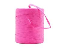 Fil de raphia naturel, Crochet à la main, sac en raphia pliable, chapeau, corde de ruban en raphia à la mode for tricoter à la main, chapeaux de paille en raphia (Color : Rose red)